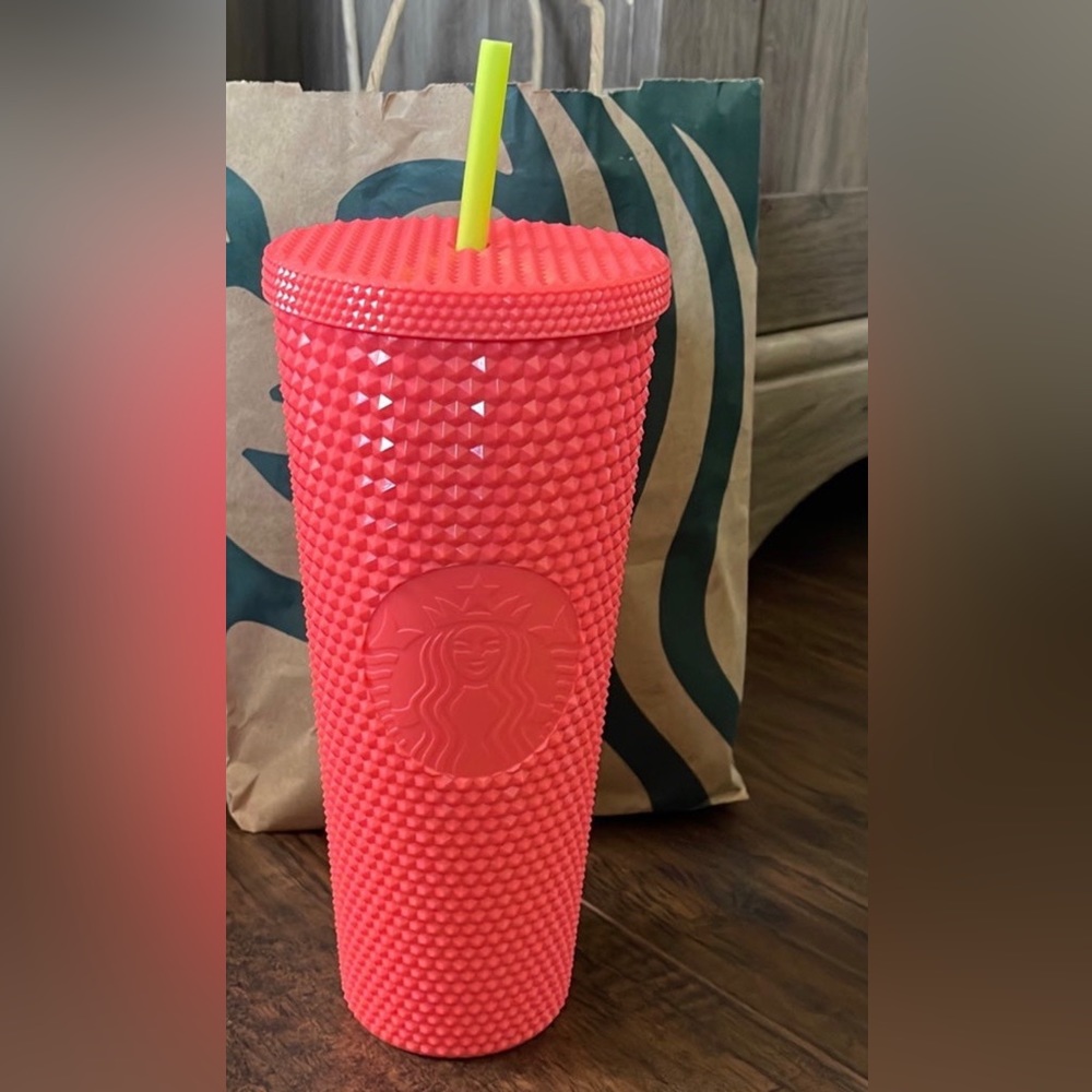 Starbucks 2022 Venti Tumbler. Dragonfruit Coral Pink